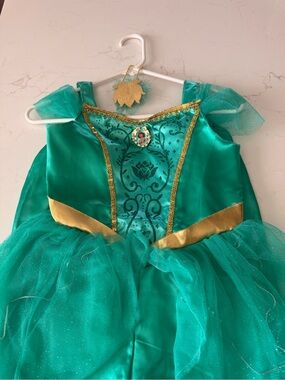Disney Teal Princess Costume with Gold Accents
